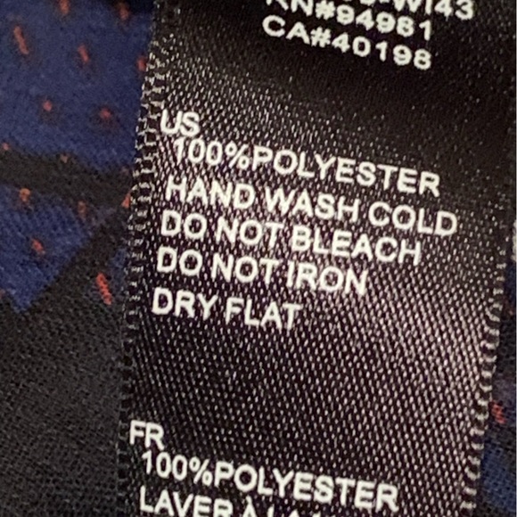 Lot of cute sheer tops sz Med Express blue purple black plaid brown snake print - Picture 15 of 15